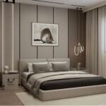 سرير نوم مودرن بتصميم فندقي