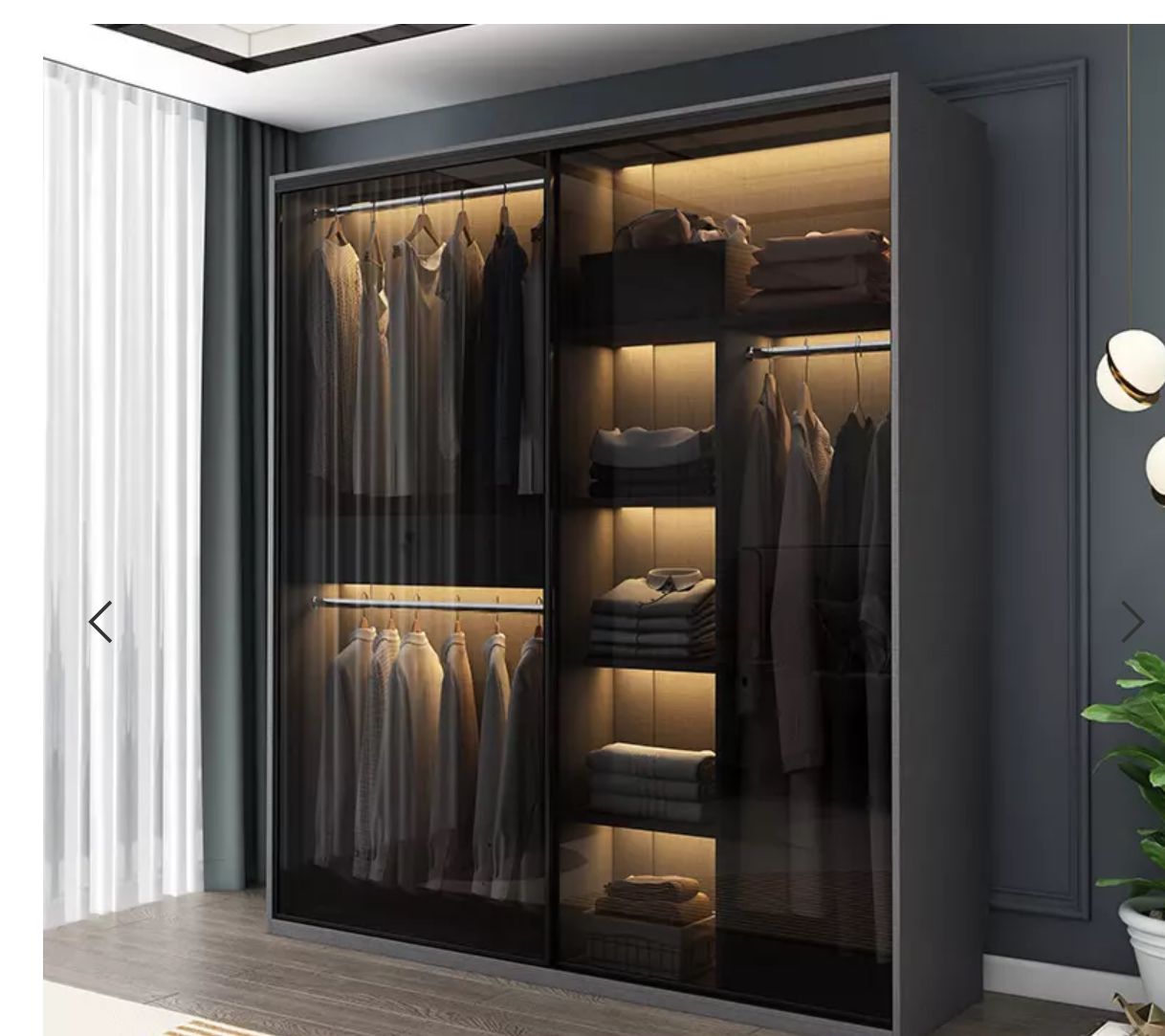 WhatsApp Image 2025-12-07 at 11.22.27 AM خزائن ملابس زجاجيةبتصميم عصري - الصورة 1