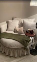 كنبه صغيره دائريه للراحة